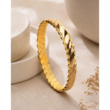 Sarezza Gold 22 Ayar Altın Üçlü Burma Model Bebek ve Çocuk Bileziği 8,8 gr