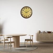 ForWhat Büro Ev Ofis Dekoru Için 52CM Retro Heritage Motif Duvar Saati