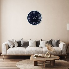 Nikaa Shop Beyaz Şık 36 cm Duvar Saati