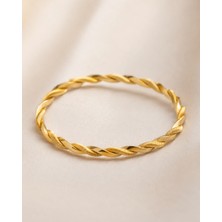 Sarezza Gold 22 Ayar Altın Ikili Burma/burgu Bebek ve Çocuk Bileziği 5,1 gr