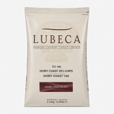 Lubeca Bitter Damla Çikolata 2,5 kg