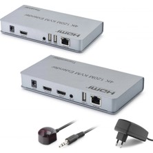 Marsilyan Hdmı Kvm Extender 4K 120 M USB Ir Loop Out HDX1423