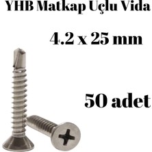 TUĞRA HIRDAVAT Matkap Uçlu Vida Yhb 4.2X25 50'li Paket