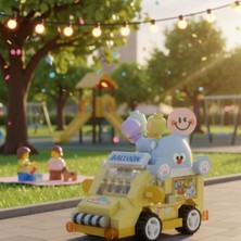 NW NessiWorld LZ-8639 Balon Arabası 160 Parça Block Oyuncak-Mini Poşet