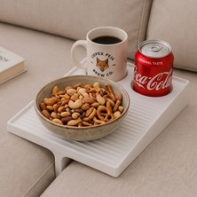 Nokta Labs Koltuk Kolu Bardaklık Sehpa ve Düzenleyici Tepsi - Sofa Tray With Cupholders