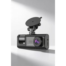 Genel Tedarik Ön Arka Iç Kayıtlı 3 Kameralı Araç Içi Kamera Full Hd Oto Kamera