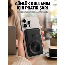 Cm Store Magsafe Uyumlu Kablosuz Powerbank Taşınabilir Hızlı Şarj Yeni Nesil