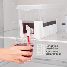 Eco Lounge Su ve Meşrubat Sebili - Buzdolabı Uyumlu - Musluklu - Kapaklı