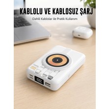 Cm Store Magsafe Uyumlu Kablosuz Powerbank Hızlı Şarj Özellikli Yeni Nesil