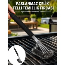 Cm Store Izgara ve Barbekü Temizleme Fırçası Dayanıklı Tasarım Yeni Nesil