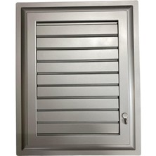 Blueb Plastik Menfez 45X55 Gümüş Banyo Wc Havalandırma