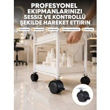 Cm Store Zemin Korumalı Kilitli Ayak Tekerlek Seti 6 cm