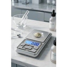 Mutlu Müşteri 500G 0.01 Hassas Dijital Terazi Kuyumcu Eczane Laboratuvar LCD Ölçüm Tartısı Cep Tipi