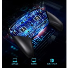 Nintendo Switch Uyumlu Siyah Bluetooth Joystick Kablosuz Gamepad Oyun Kolu - Elektronik