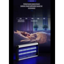 Elektrikli Sinek Öldürücü Makine Uv Işıklı Çiftli Gece Lambası 8 Watt - Süpermarket