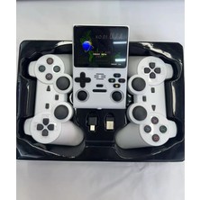 Beyaz Bluetooth Özellikli Retro Arcade Oyun Konsolu ve Rocker Wi-Fi Tv Bağlantılı