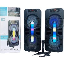 BYZM Bluetooth Hoparlör - Renk: Siyah, Özellik: Ledli, Dinleme Süresi: 5 Saat | Teknik Özellikleri ve