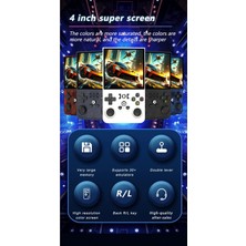 Sepetopia 4 Inç Hd Ekranlı El Oyun Konsolu, 64 GB Hafızalı ve Çantalı Taşınabilir Oyun Cihazı