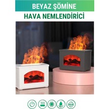 Sepetopia Şömine Tasarımlı Işıklı Hava Nemlendirici - 270 ml Kapasiteli Aromaterapi Difüzörü
