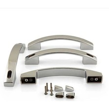 Empressco Cam Duşakabin Ay Kulp 140MM 150MM Veya 160 mm 2 Kapaklık Ayk-02 Duş Seti Gri Plastik Tr Uzun
