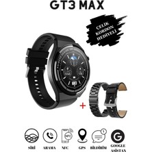 Nuveden Ieg Tam Özellikli Akıllı Saat, Nabız ve Uyku Takibi, Gps ve Suya Dayanıklı Siyah Model Glyaln