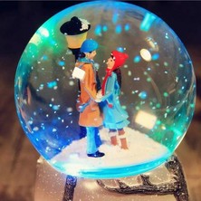 Kar Küresi Büyük Boy Sevgililer Figürlü Dekoratif Süs Eşyası - Hobi & Eğlence - Hediyelik Ürünler