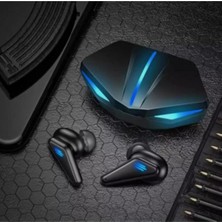 Motto Ticaret Bluetooth 5.0 Kulak Içi Oyuncu Kulaklığı, Mikrofon ve Rgb Aydınlatmalı Siyah Tasarım