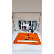 Motto Ticaret Gümüş Kasa Akıllı Saat, 49MM Hd Ekran, Nabız ve Uyku Takibi, Gps ve Suya Dayanıklı