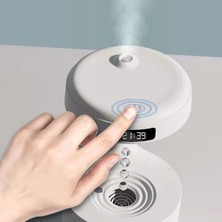Motto Ticaret Su Damlacıklı Saat Göstergeli Beyaz Renkli Elektrikli Hava Nemlendirici Cihazı 2 Yıl Garantili