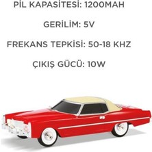 Bluetooth Hoparlör Kırmızı Renk 10W Fm USB Tws Destekli 3 Saat Dinleme Süresi - Yok Çoklu Bağlantı