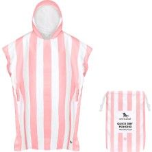 Dock And Bay Uv Korumalı Yetişkin Panço Cabana L Malibu Pink