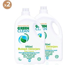 Green Clean Bitkisel Bulaşık Deterjanı 2750 ml (2'li Paket)