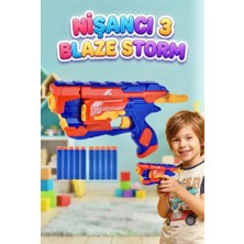 Farbu Oyuncak Blaze Storm Nişancı 3: 10 Adet Soft Sünger Dart 20 Metre Menzil, Maksimum Eğlence Oyun Zamanı