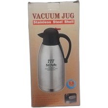Çelik Termos 3 Litre Gümüş Renk 24 Saat Yalıtım Süresi ile Içecek Saklama - Spor & Outdoor
