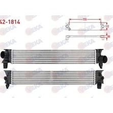 Turbo Radyatörü Veka 42-1814 Ducato 3 Boxer Jumper 11- 2.2 - 2.3 T1