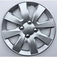 Empressco Peugeot 207 15'' Inç Jant Kapağı 4 Adet Kırılmaz Esnek - Amblem Hediyeli