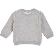 Hellobaby Erkek Bebek Sweatshirt Bisiklet Yaka Long Sleeve