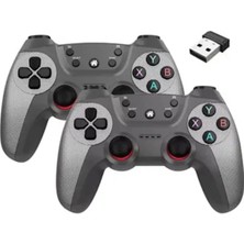Eco Lounge Gri Bluetooth Bağlantılı Kablosuz Gamepad 2 Adet Pc Uyumlu Garantisiz - Elektronik