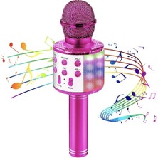 Eco Lounge Bluetooth Bağlantılı Pembe Karaoke Mikrofonu, Hoparlör Özellikli, Garantisiz - Elektronik