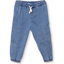 Hellobaby Erkek Bebek Denim Pantolon Bağcıklı Lastikli