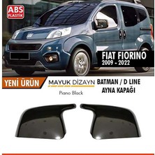 Empressco Fiorino Yarasa Ayna Kapağı Batman Parlak Siyah -- Mayuk Dizayn