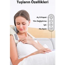 Şarjlı Ovmalı Masaj Aleti Boyun Sırt ve Bacak Için Insan Eli Hissi Veren Cihaz - Süpermarket