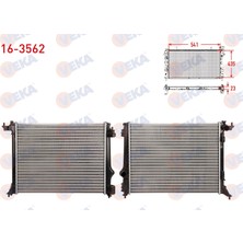 Su Radyatoru Mekanık Renault Megane Iv (B9A/M_) 1.5 Dcı M-T Ac+/- 2016- Veka 16-3562 T1