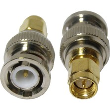 Gollum Teknoloji Bnc Erkek - Sma Erkek Dönüştürücü Rf Konnektör Adaptörü (50 Ohm, 6 Ghz)