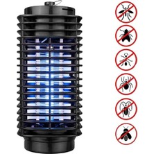 Sinek Öldürücü Makine 4 Watt Siyah LED Işıklı Tehlikeli Değil Form - Süpermarket
