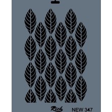 Mey İthalat Mey Ithalat® Rich New Seri N-347 Stencil 35X25 cm