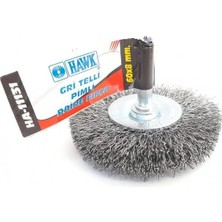 Mey İthalat Mey Ithalat® Hawk HA11131 Pimli Gri Tel Daire Fırça 60X8 mm
