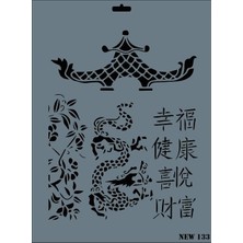 Mey İthalat Mey Ithalat® Rich New Seri N-133 Stencil 35X25 cm