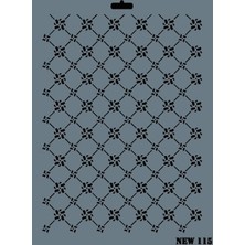 Mey İthalat Mey Ithalat® Rich New Seri N-115 Stencil 35X25 cm
