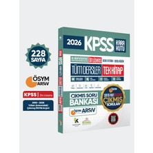 Karakutu Yayınları 2026 Fullönlisans Kpss Ösym Tüm Dersler Tek Kitap Soru Bankası Son 15YIL Çözümlü(Sadece Ön Lisans)